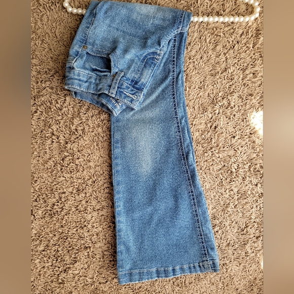 Stylish Blue Kids' Hippie Girl Mid-Rise Flare Jeans SZ(8) - Picture 3 of 6